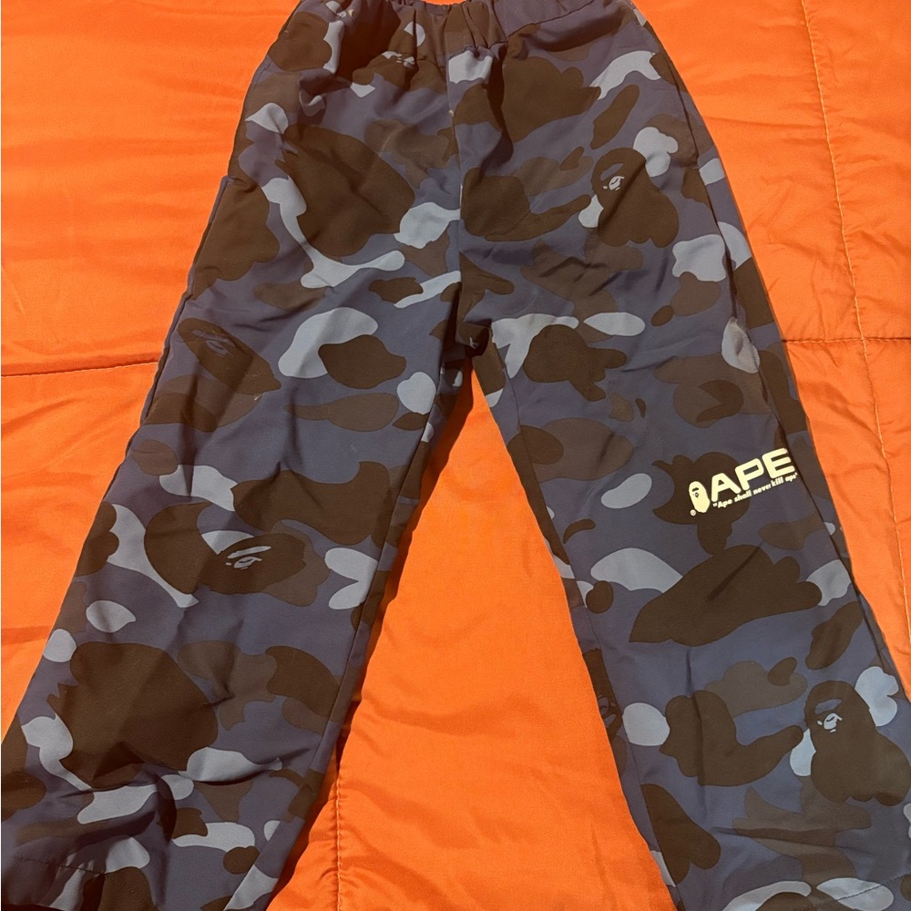 Ape Kids' Camouflage Joggers - Navy and Black